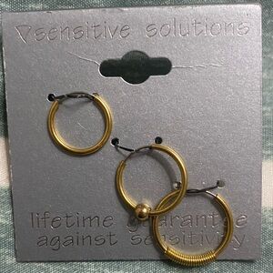 3/$15 Gold Nose Ring Trio